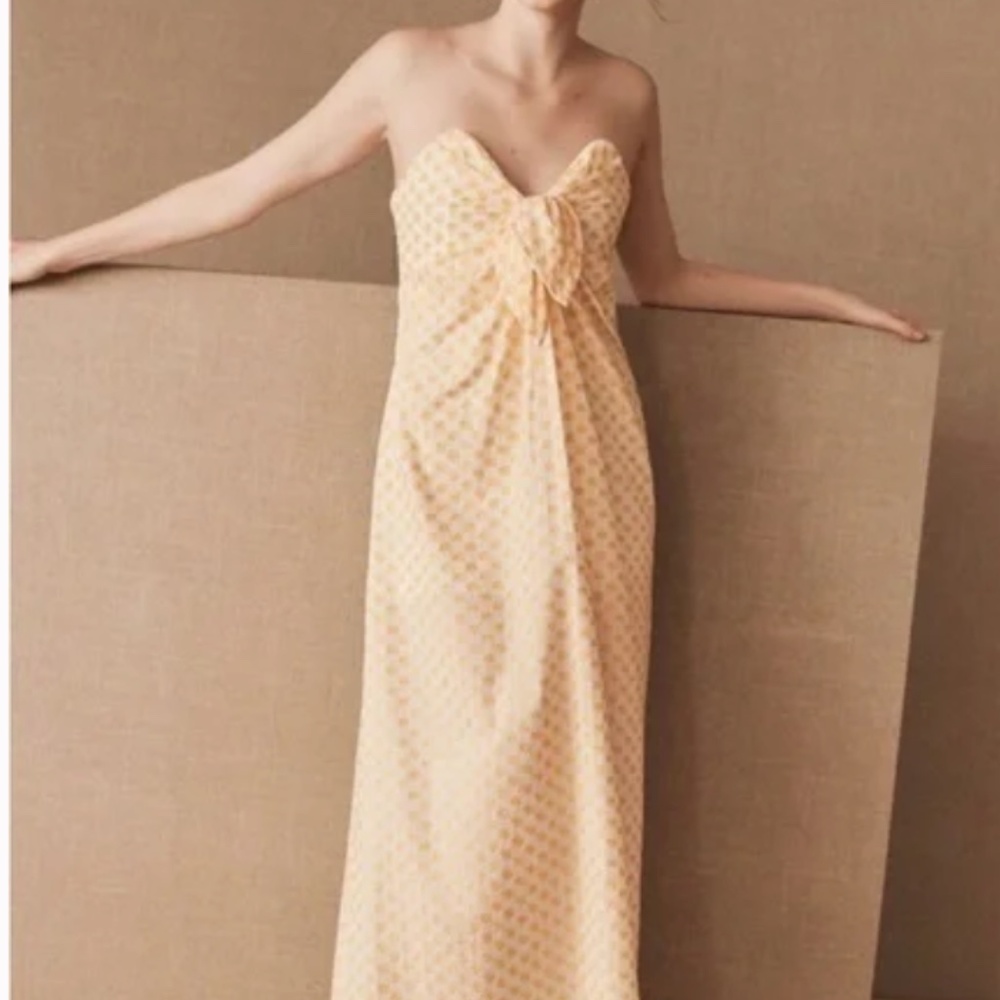 Significant Other Strapless Midi Dress